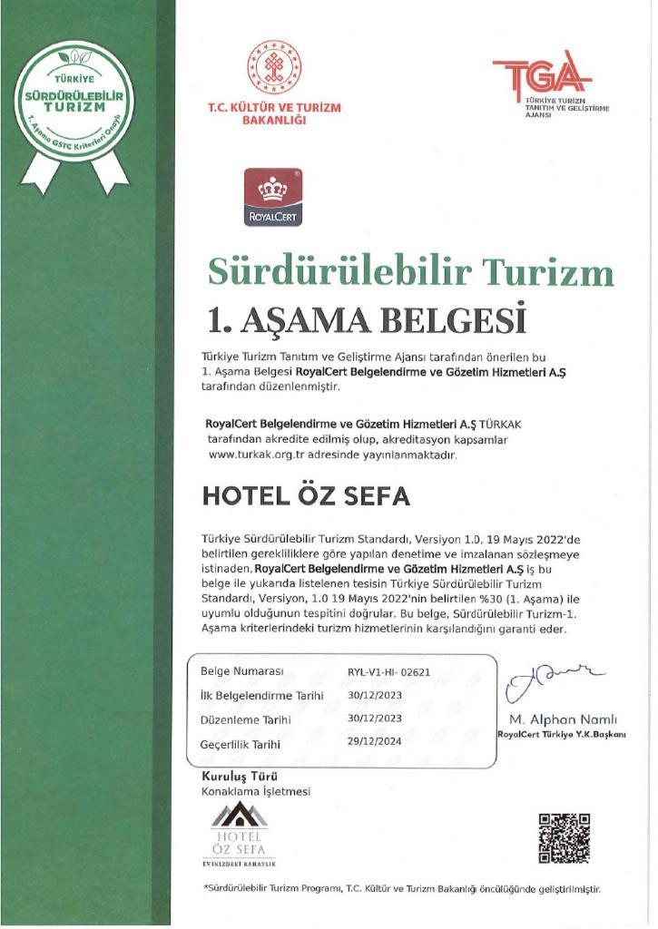 Hotel Özsefa Istanboel Buitenkant foto